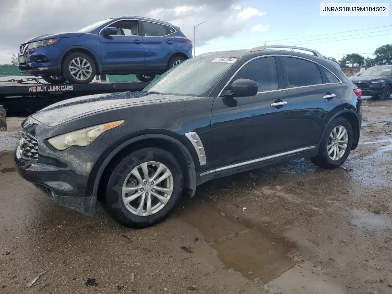 2009 Infiniti Fx35 VIN: JNRAS18U39M104502 Lot: 77545084