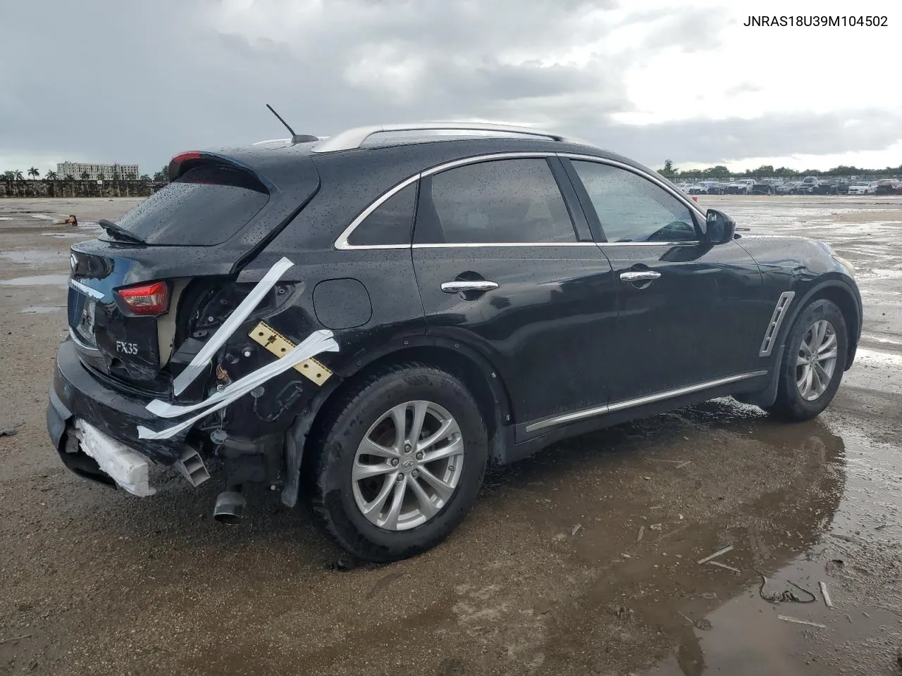 2009 Infiniti Fx35 VIN: JNRAS18U39M104502 Lot: 77545084