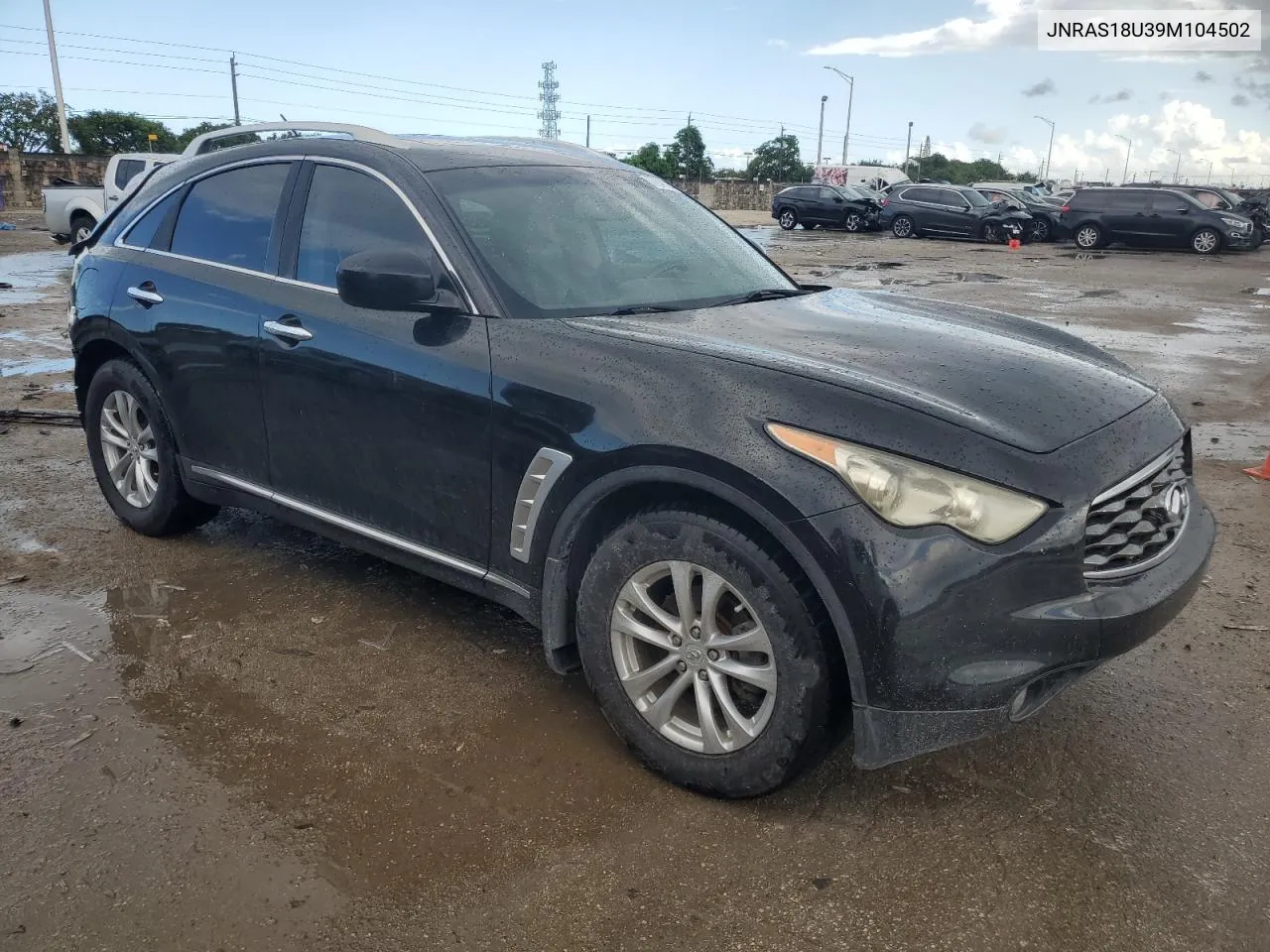 2009 Infiniti Fx35 VIN: JNRAS18U39M104502 Lot: 77545084