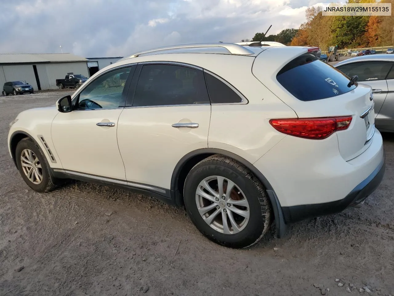 2009 Infiniti Fx35 VIN: JNRAS18W29M155135 Lot: 79048084