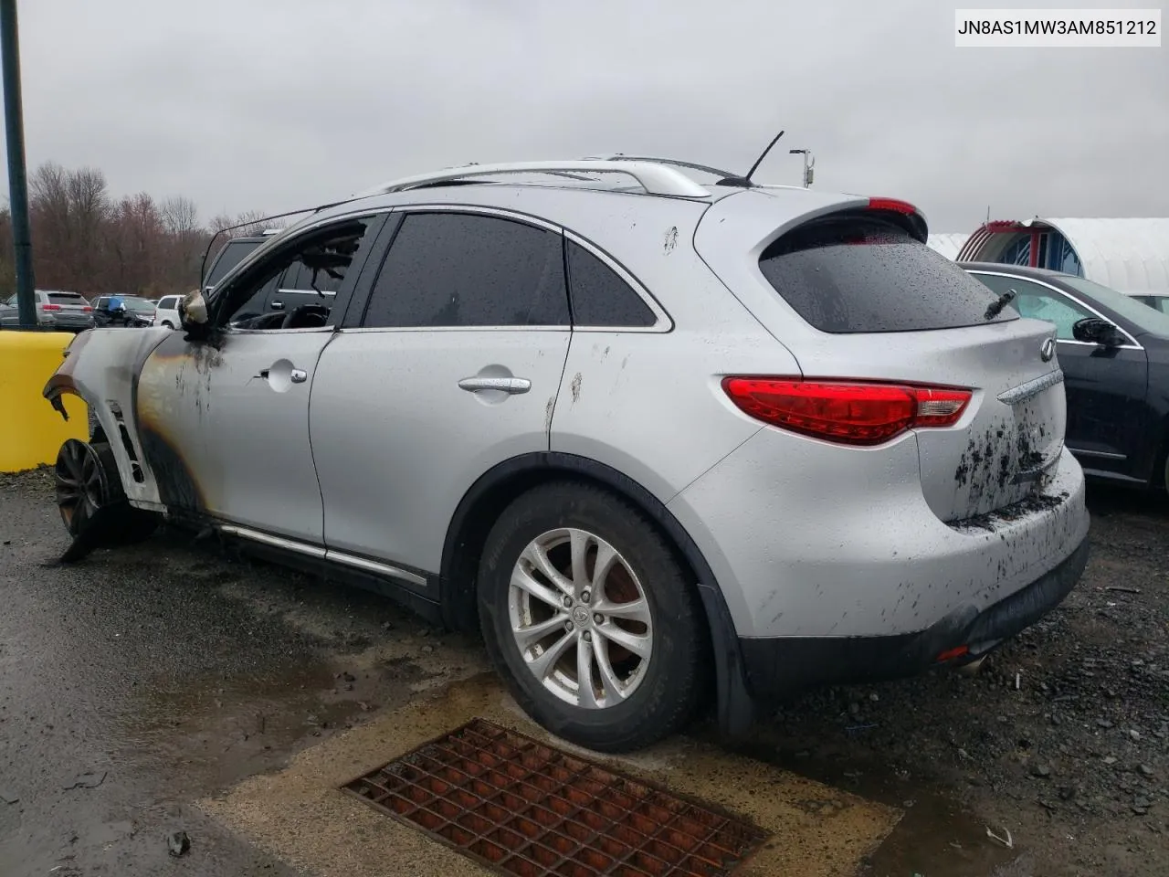 2010 Infiniti Fx35 VIN: JN8AS1MW3AM851212 Lot: 50341304