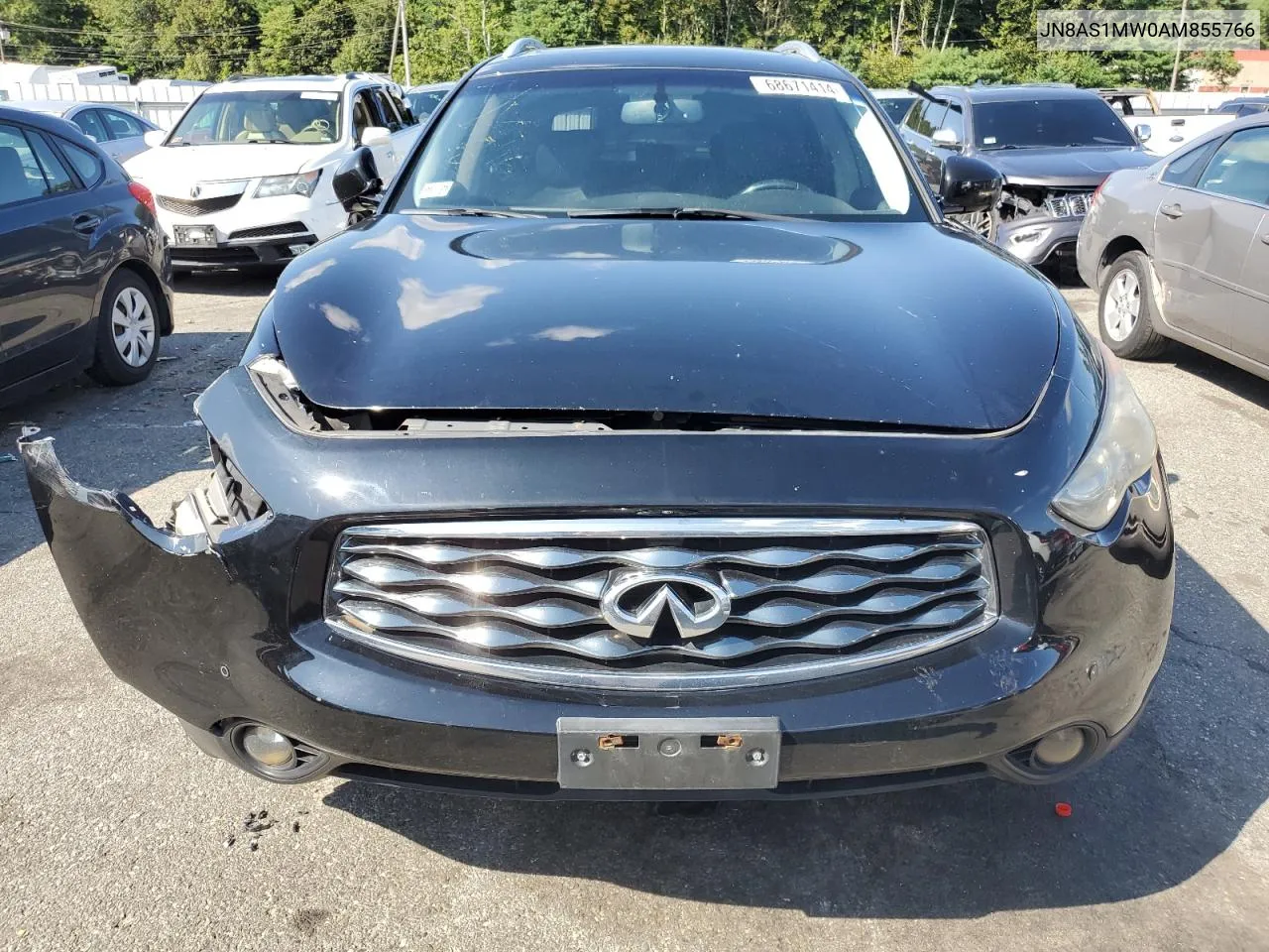 2010 Infiniti Fx35 VIN: JN8AS1MW0AM855766 Lot: 68558764