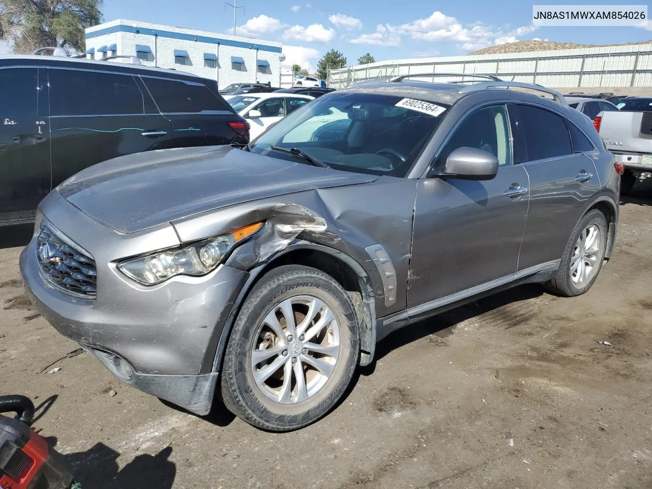 2010 Infiniti Fx35 VIN: JN8AS1MWXAM854026 Lot: 69025364