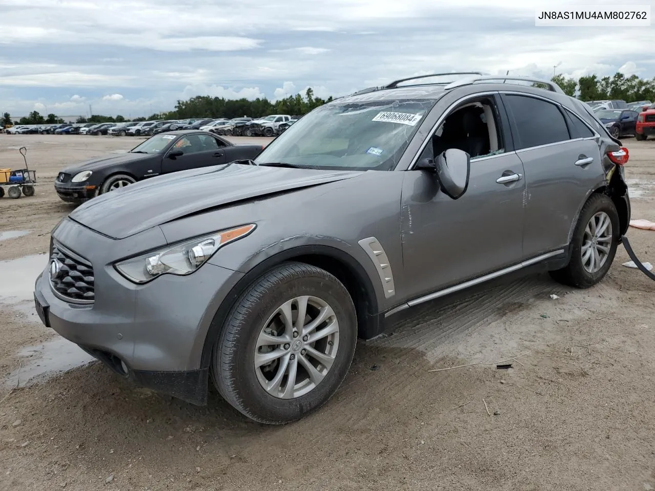 2010 Infiniti Fx35 VIN: JN8AS1MU4AM802762 Lot: 69068084