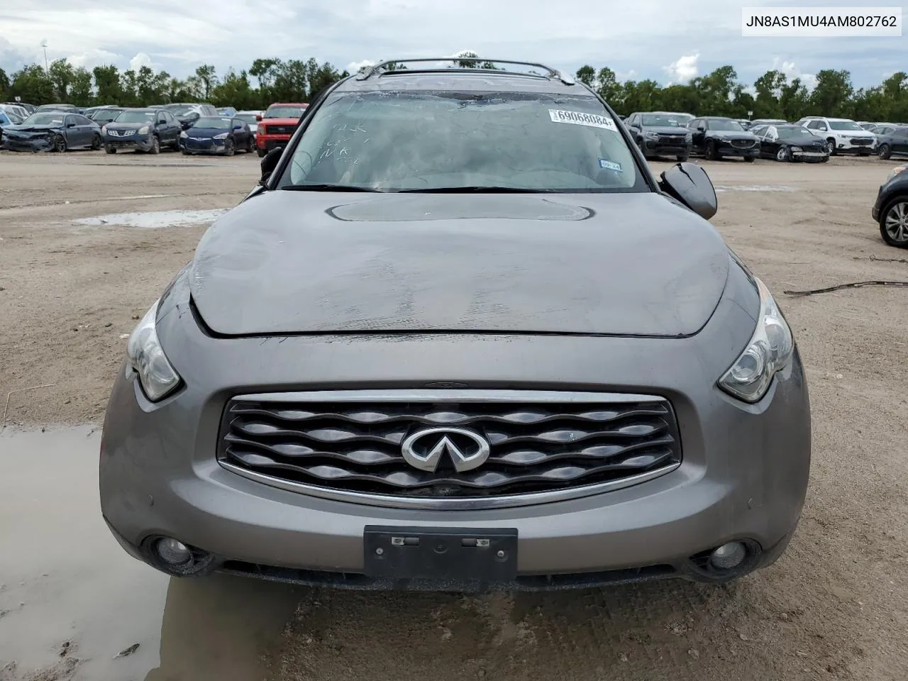 2010 Infiniti Fx35 VIN: JN8AS1MU4AM802762 Lot: 69068084