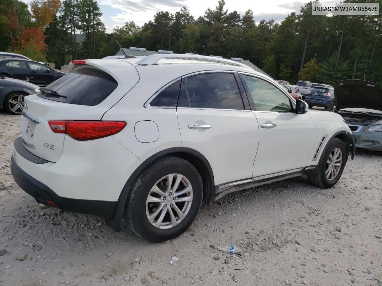 2010 Infiniti Fx35 VIN: JN8AS1MW3AM855678 Lot: 70420954