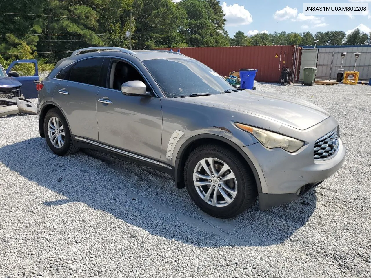 2010 Infiniti Fx35 VIN: JN8AS1MU0AM802208 Lot: 72819624