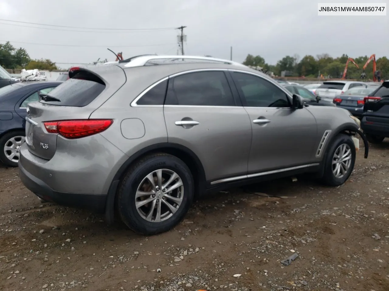 2010 Infiniti Fx35 VIN: JN8AS1MW4AM850747 Lot: 73314874