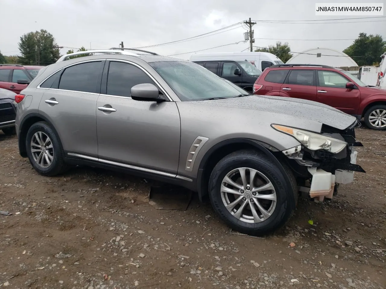 2010 Infiniti Fx35 VIN: JN8AS1MW4AM850747 Lot: 73314874