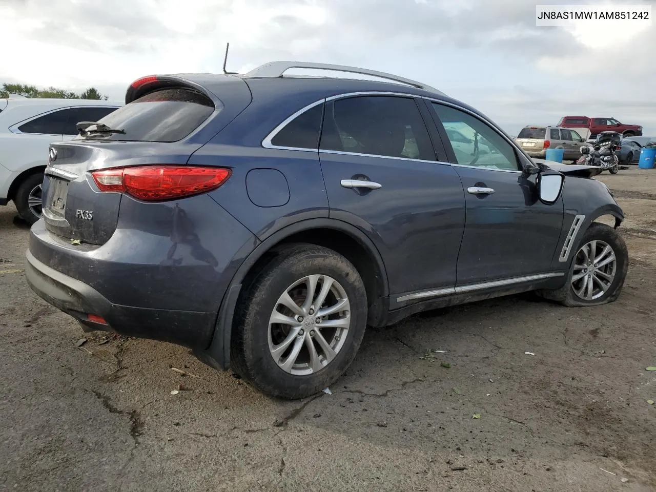 2010 Infiniti Fx35 VIN: JN8AS1MW1AM851242 Lot: 74244064