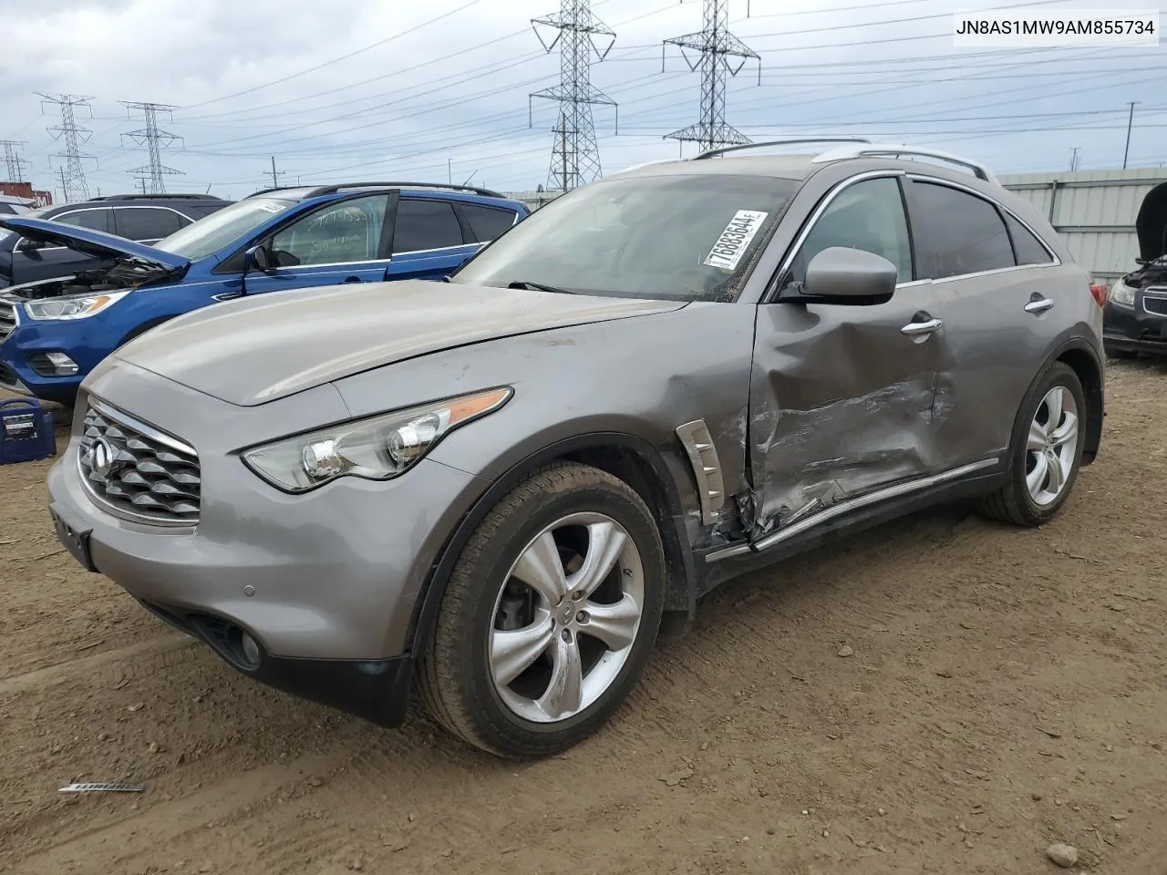 2010 Infiniti Fx35 VIN: JN8AS1MW9AM855734 Lot: 76883644