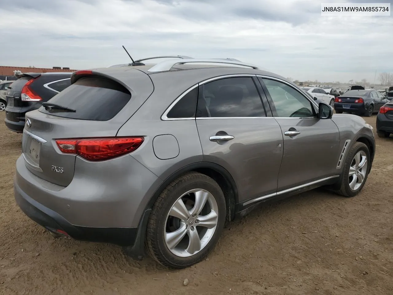 2010 Infiniti Fx35 VIN: JN8AS1MW9AM855734 Lot: 76883644