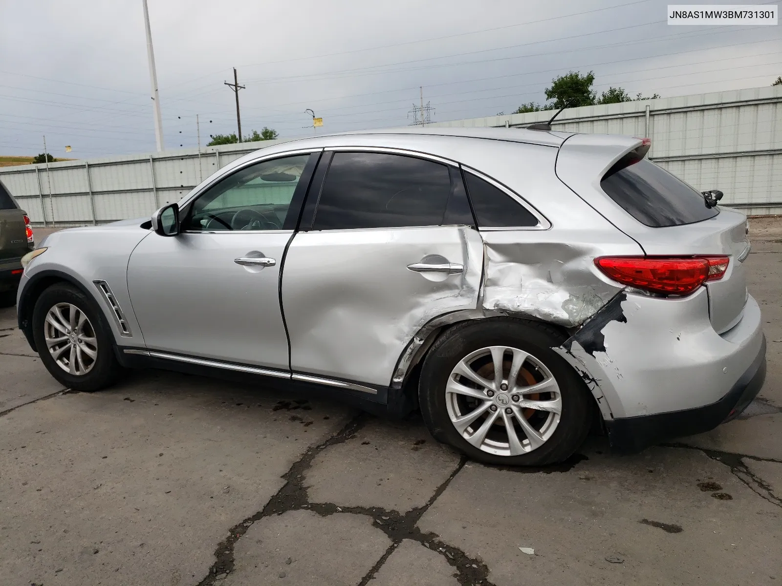 2011 Infiniti Fx35 VIN: JN8AS1MW3BM731301 Lot: 66106304