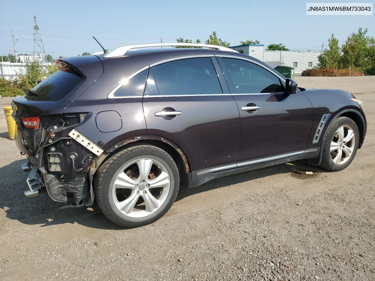 2011 Infiniti Fx35 VIN: JN8AS1MW6BM733043 Lot: 71278394