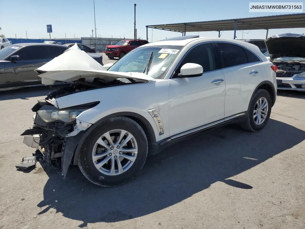 2011 Infiniti Fx35 VIN: JN8AS1MW0BM731563 Lot: 73243044