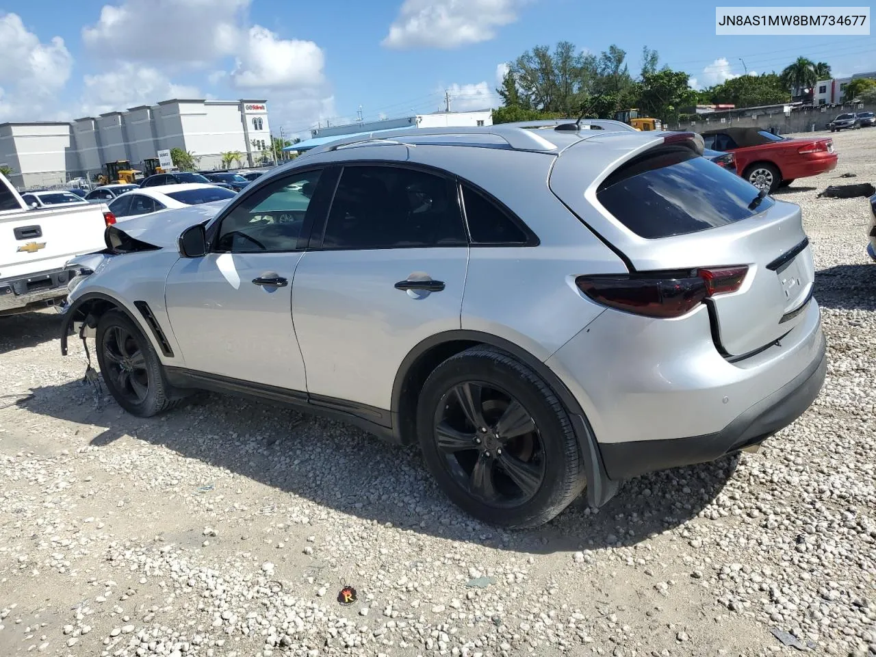 2011 Infiniti Fx35 VIN: JN8AS1MW8BM734677 Lot: 77106854