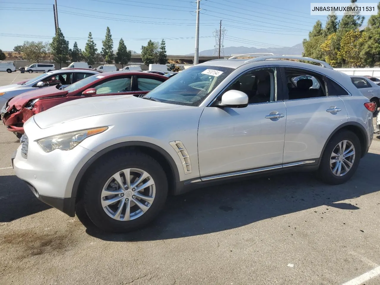 2011 Infiniti Fx35 VIN: JN8AS1MUXBM711531 Lot: 77630194