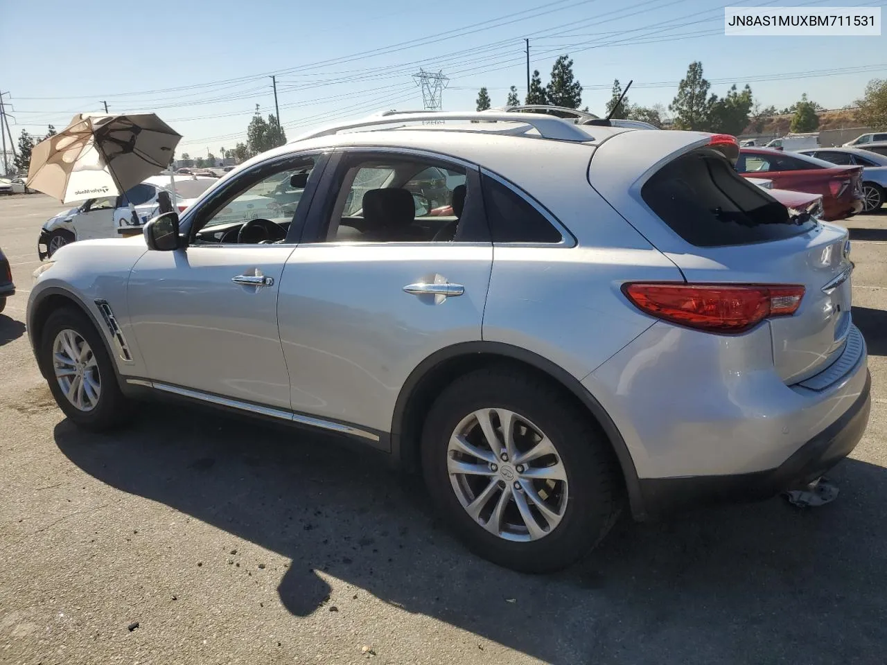 2011 Infiniti Fx35 VIN: JN8AS1MUXBM711531 Lot: 77630194