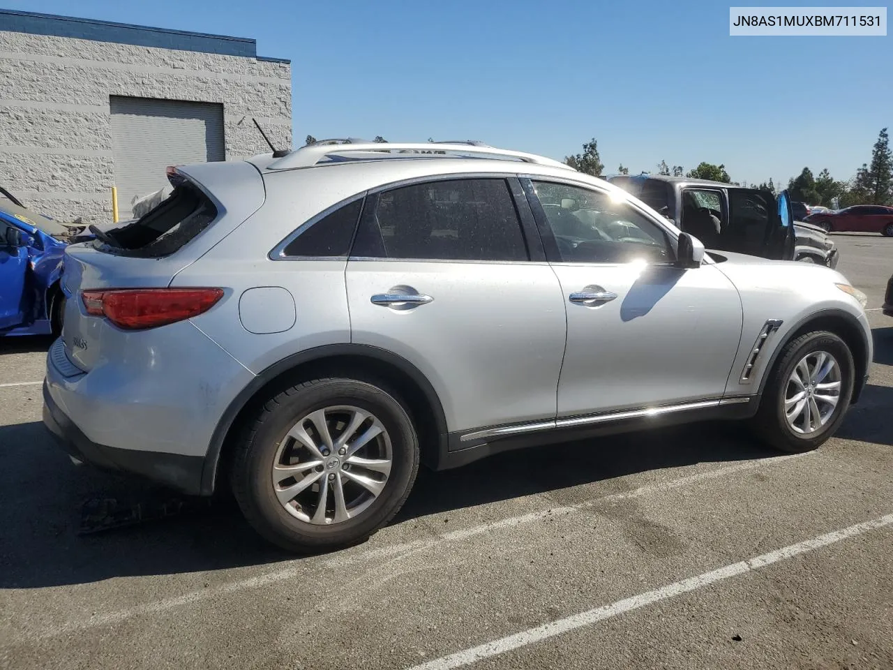 2011 Infiniti Fx35 VIN: JN8AS1MUXBM711531 Lot: 77630194