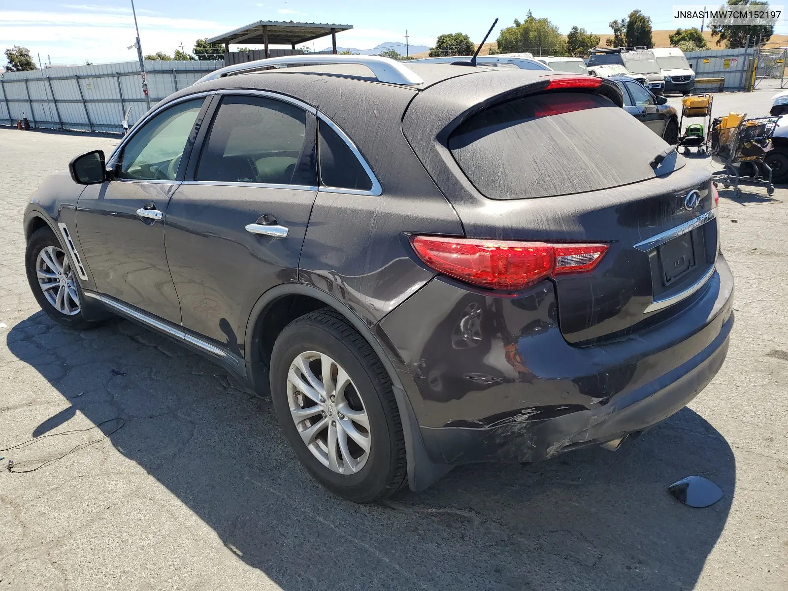 2012 Infiniti Fx35 VIN: JN8AS1MW7CM152197 Lot: 66753344