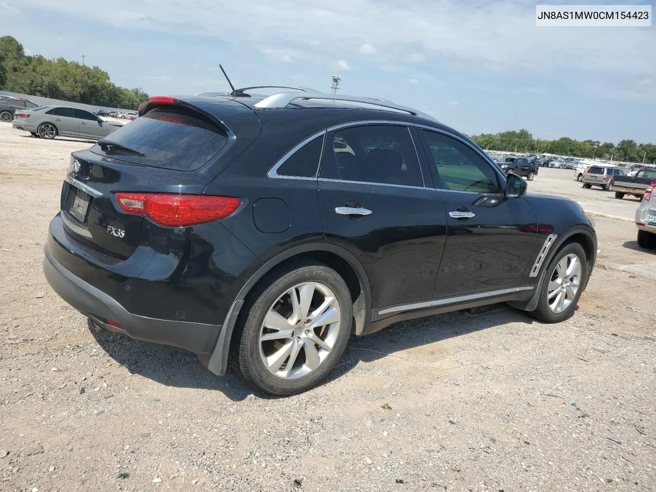 2012 Infiniti Fx35 VIN: JN8AS1MW0CM154423 Lot: 68378164