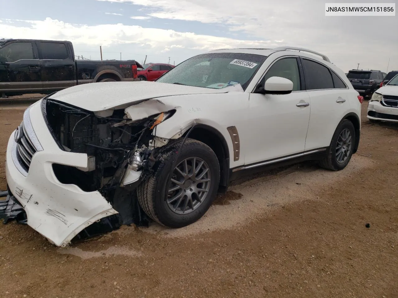 2012 Infiniti Fx35 VIN: JN8AS1MW5CM151856 Lot: 68937394