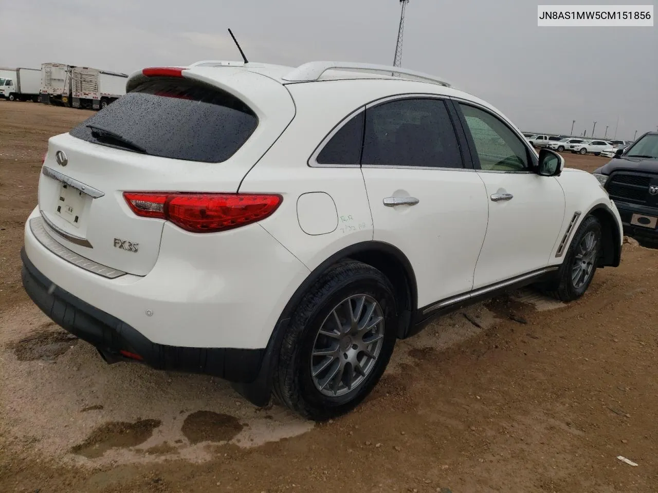 JN8AS1MW5CM151856 2012 Infiniti Fx35