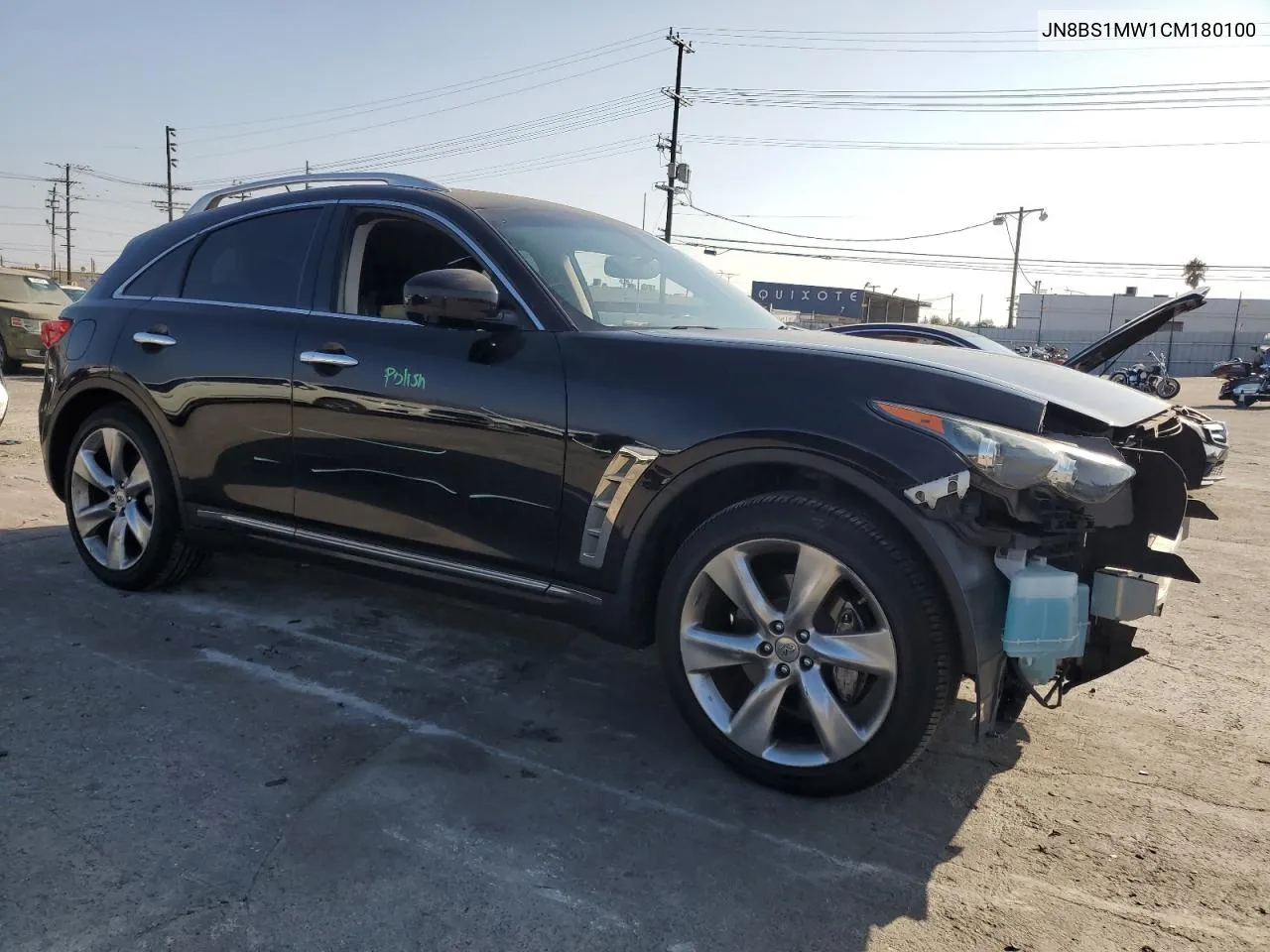 2012 Infiniti Fx50 VIN: JN8BS1MW1CM180100 Lot: 69477644