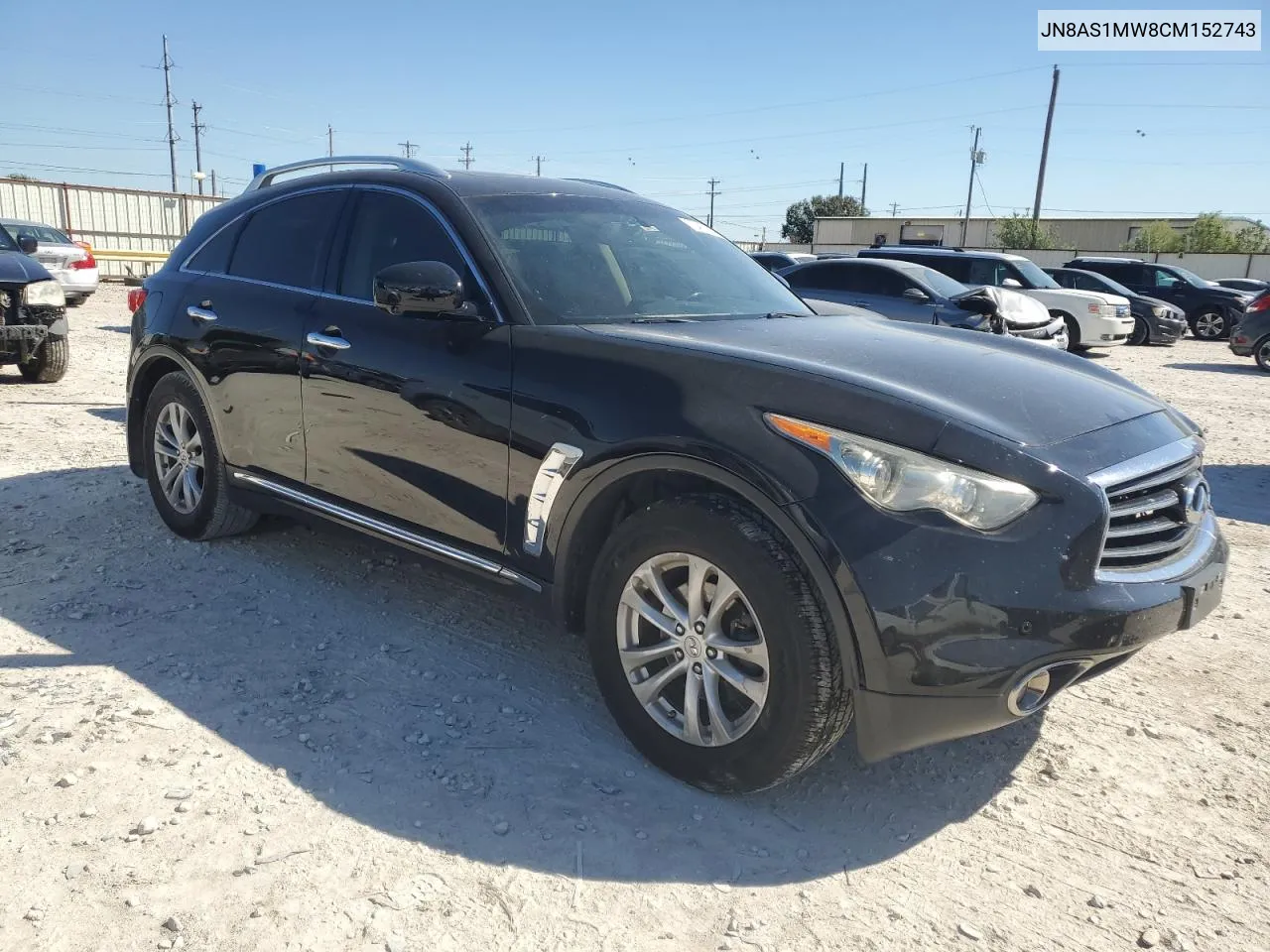 2012 Infiniti Fx35 VIN: JN8AS1MW8CM152743 Lot: 73407984