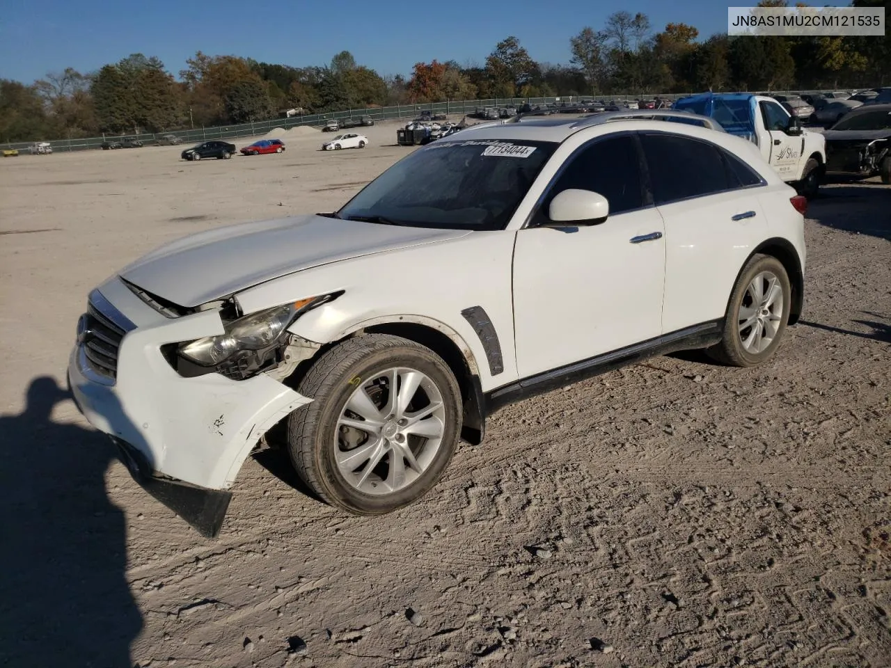 2012 Infiniti Fx35 VIN: JN8AS1MU2CM121535 Lot: 77134044