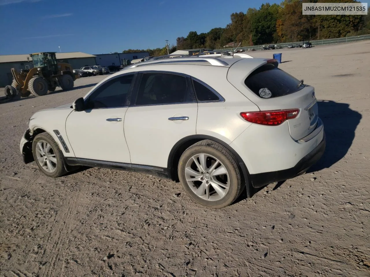 2012 Infiniti Fx35 VIN: JN8AS1MU2CM121535 Lot: 77134044