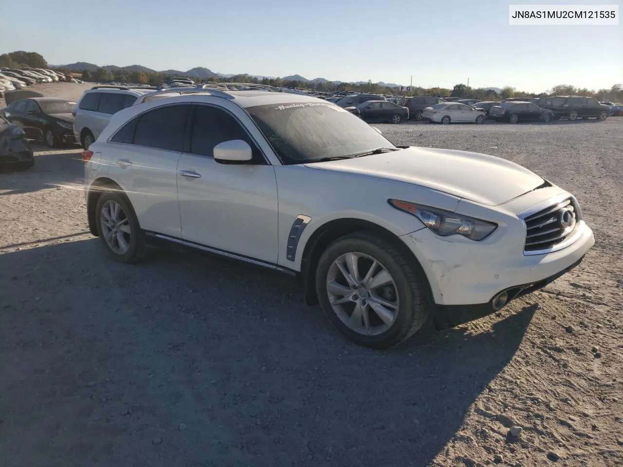 2012 Infiniti Fx35 VIN: JN8AS1MU2CM121535 Lot: 77134044