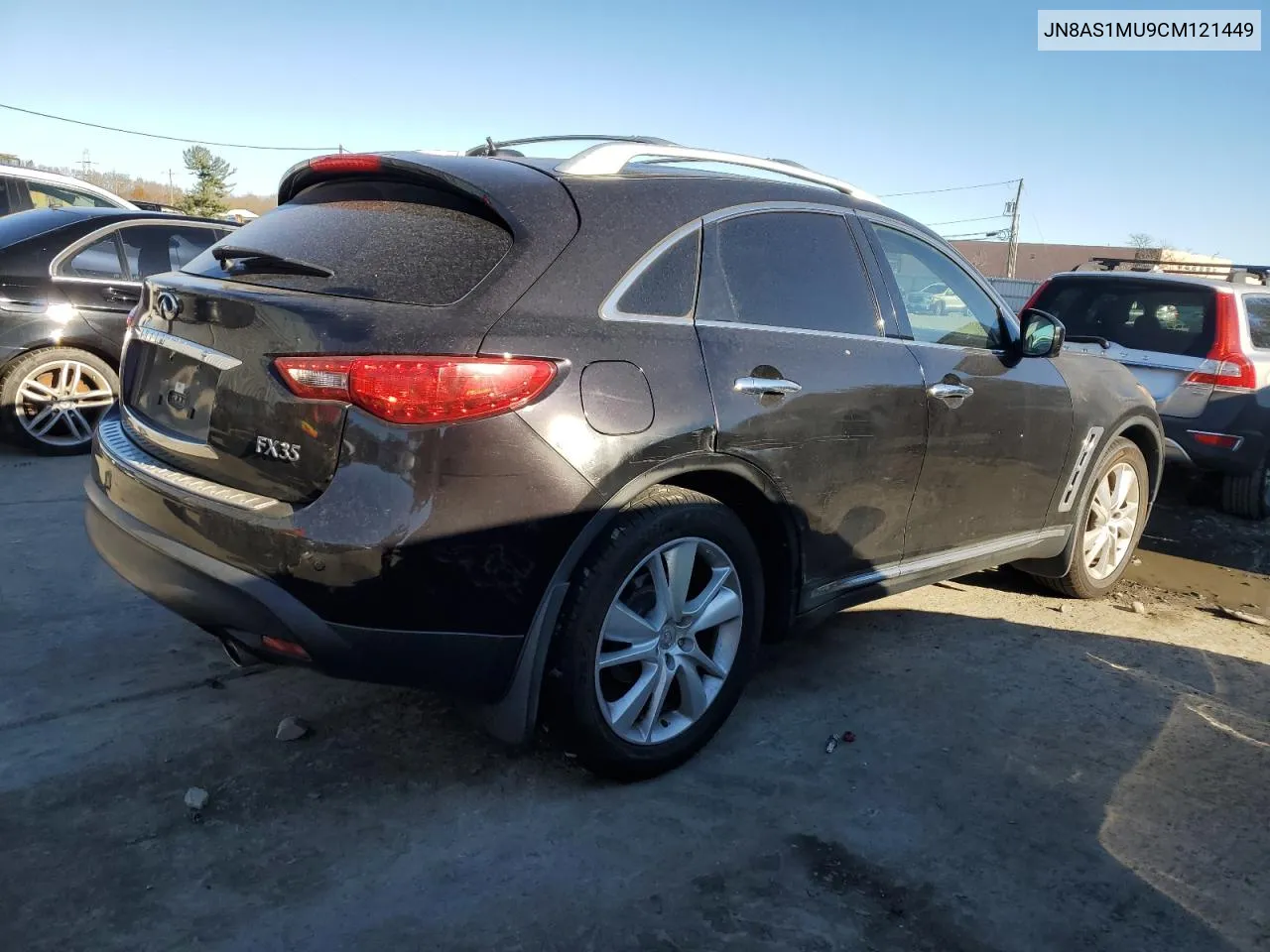 2012 Infiniti Fx35 VIN: JN8AS1MU9CM121449 Lot: 79416294