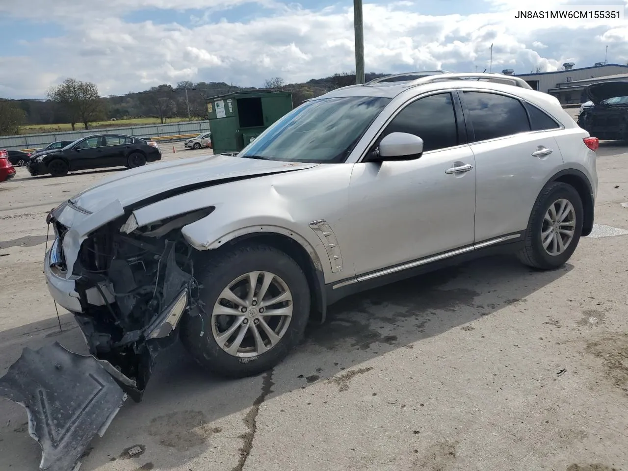 2012 Infiniti Fx35 VIN: JN8AS1MW6CM155351 Lot: 80712724