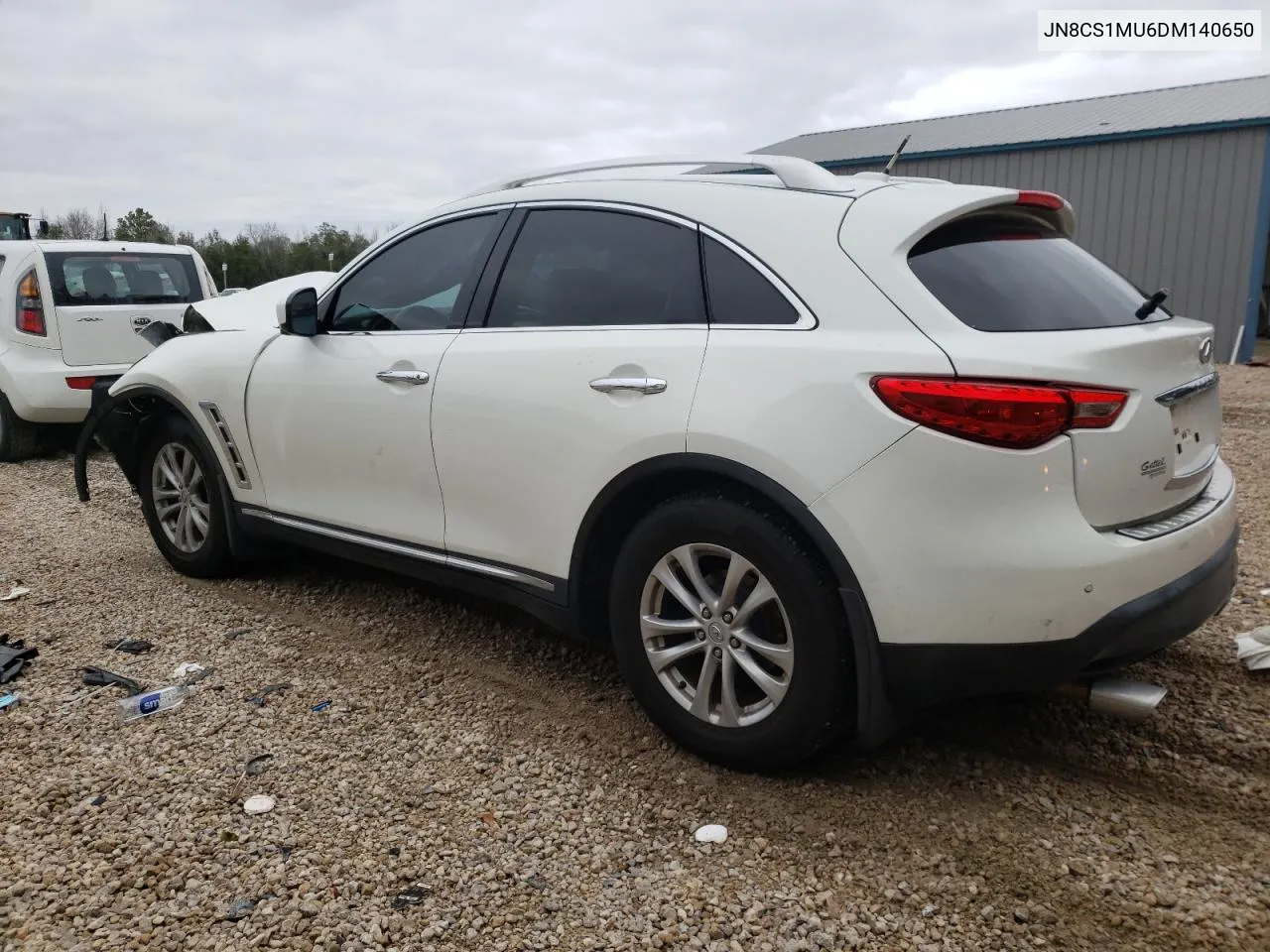 2013 Infiniti Fx37 VIN: JN8CS1MU6DM140650 Lot: 37226283