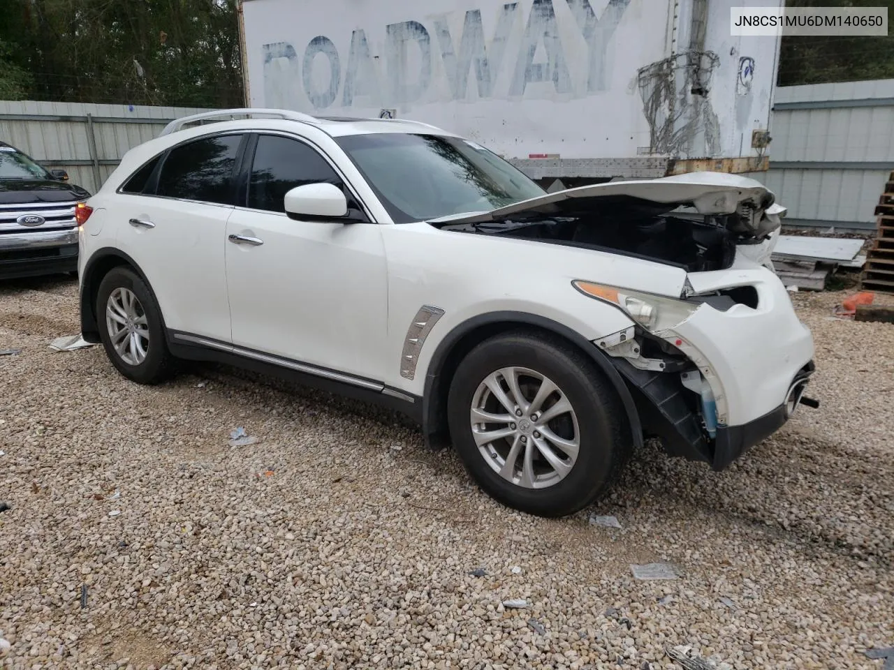 2013 Infiniti Fx37 VIN: JN8CS1MU6DM140650 Lot: 37226283