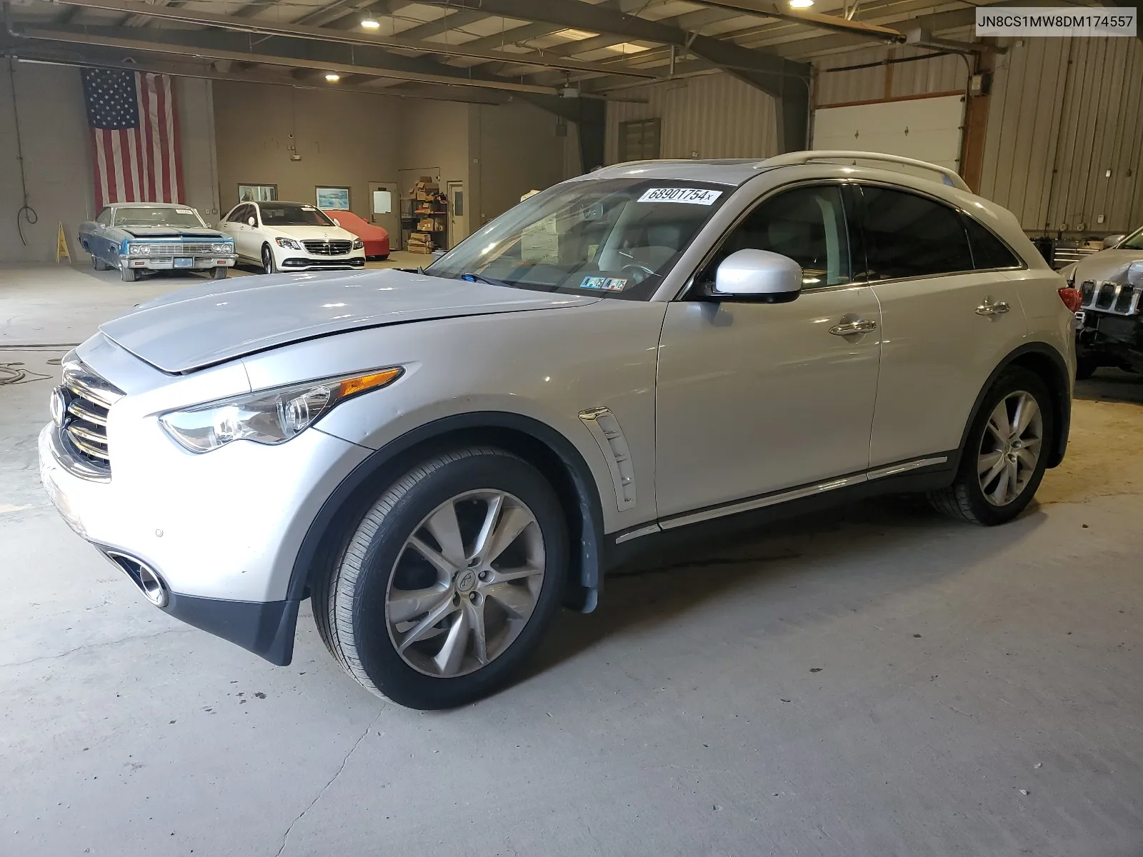 JN8CS1MW8DM174557 2013 Infiniti Fx37