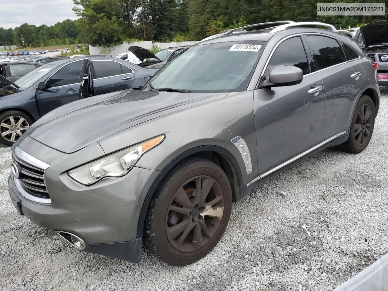 2013 Infiniti Fx37 VIN: JN8CS1MW2DM175221 Lot: 69116554