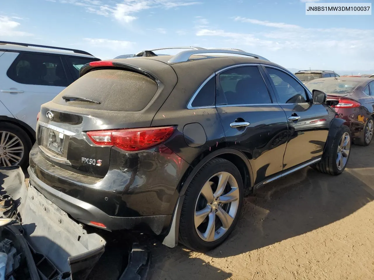 2013 Infiniti Fx50 VIN: JN8BS1MW3DM100037 Lot: 73140054