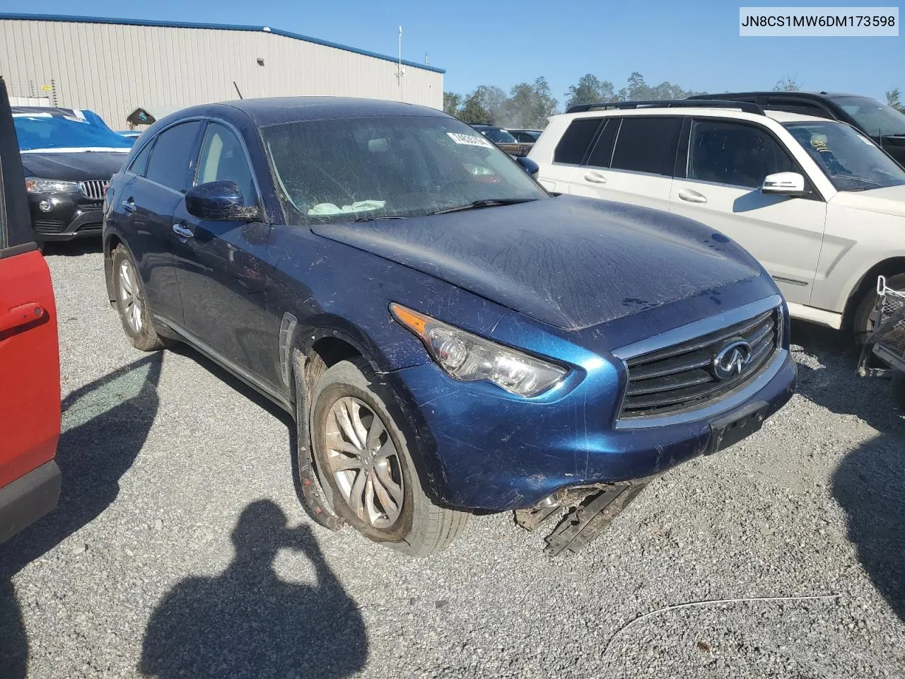 2013 Infiniti Fx37 VIN: JN8CS1MW6DM173598 Lot: 74635794