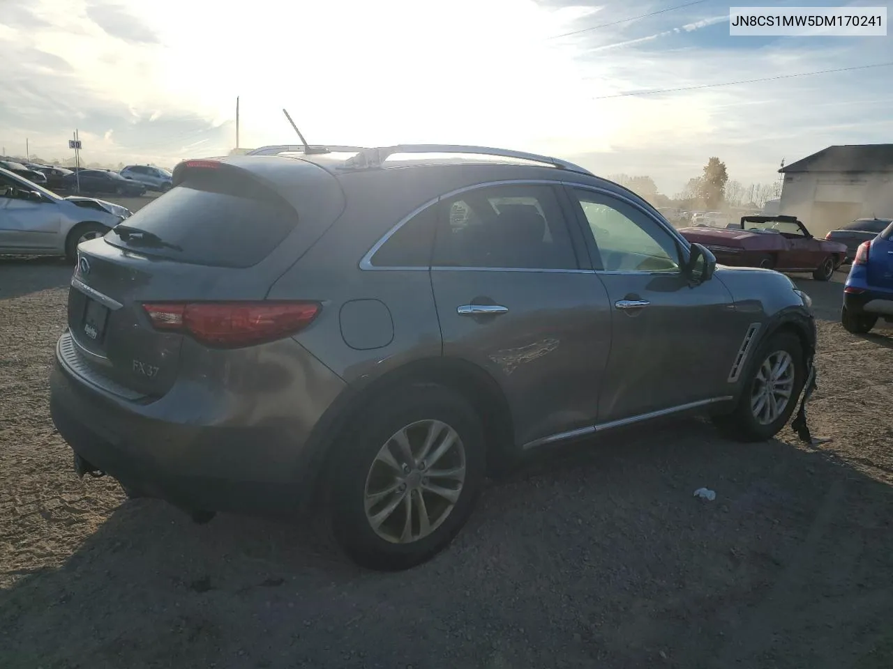 2013 Infiniti Fx37 VIN: JN8CS1MW5DM170241 Lot: 77138334