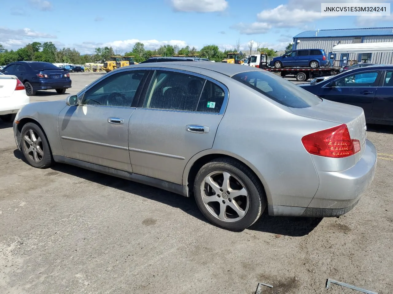 2003 Infiniti G35 VIN: JNKCV51E53M324241 Lot: 60035394