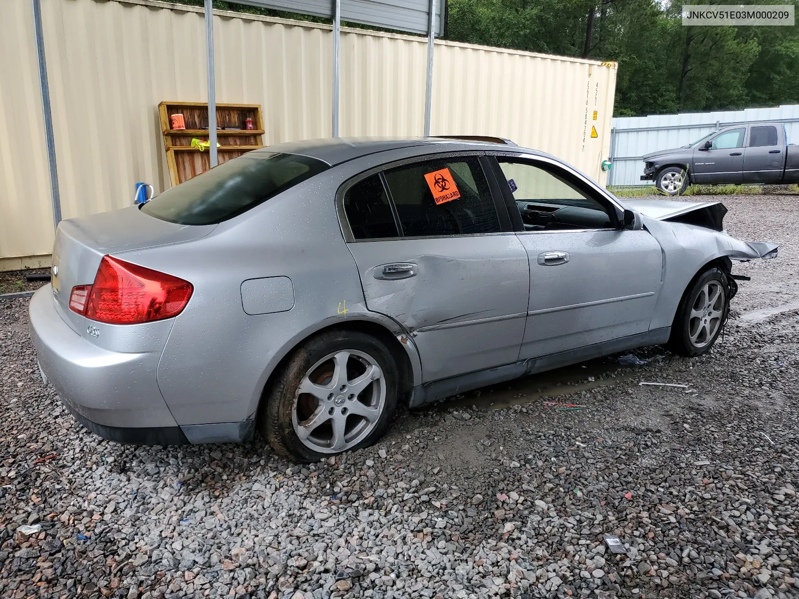 2003 Infiniti G35 VIN: JNKCV51E03M000209 Lot: 65716884