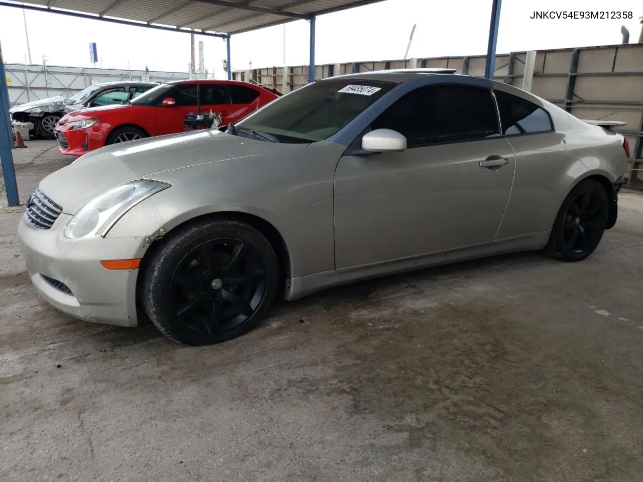 2003 Infiniti G35 VIN: JNKCV54E93M212358 Lot: 69485074