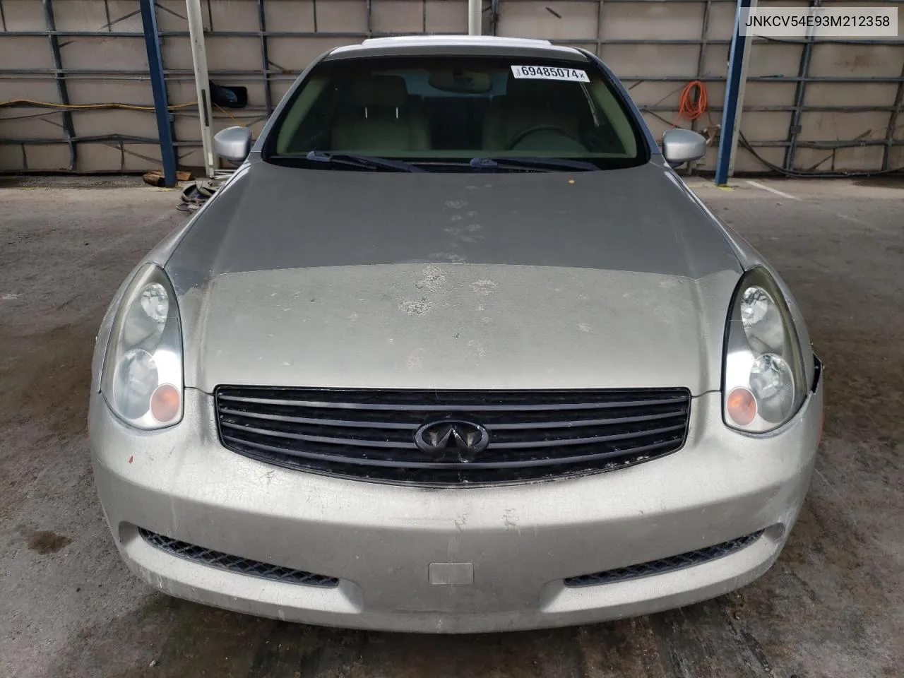 2003 Infiniti G35 VIN: JNKCV54E93M212358 Lot: 69485074