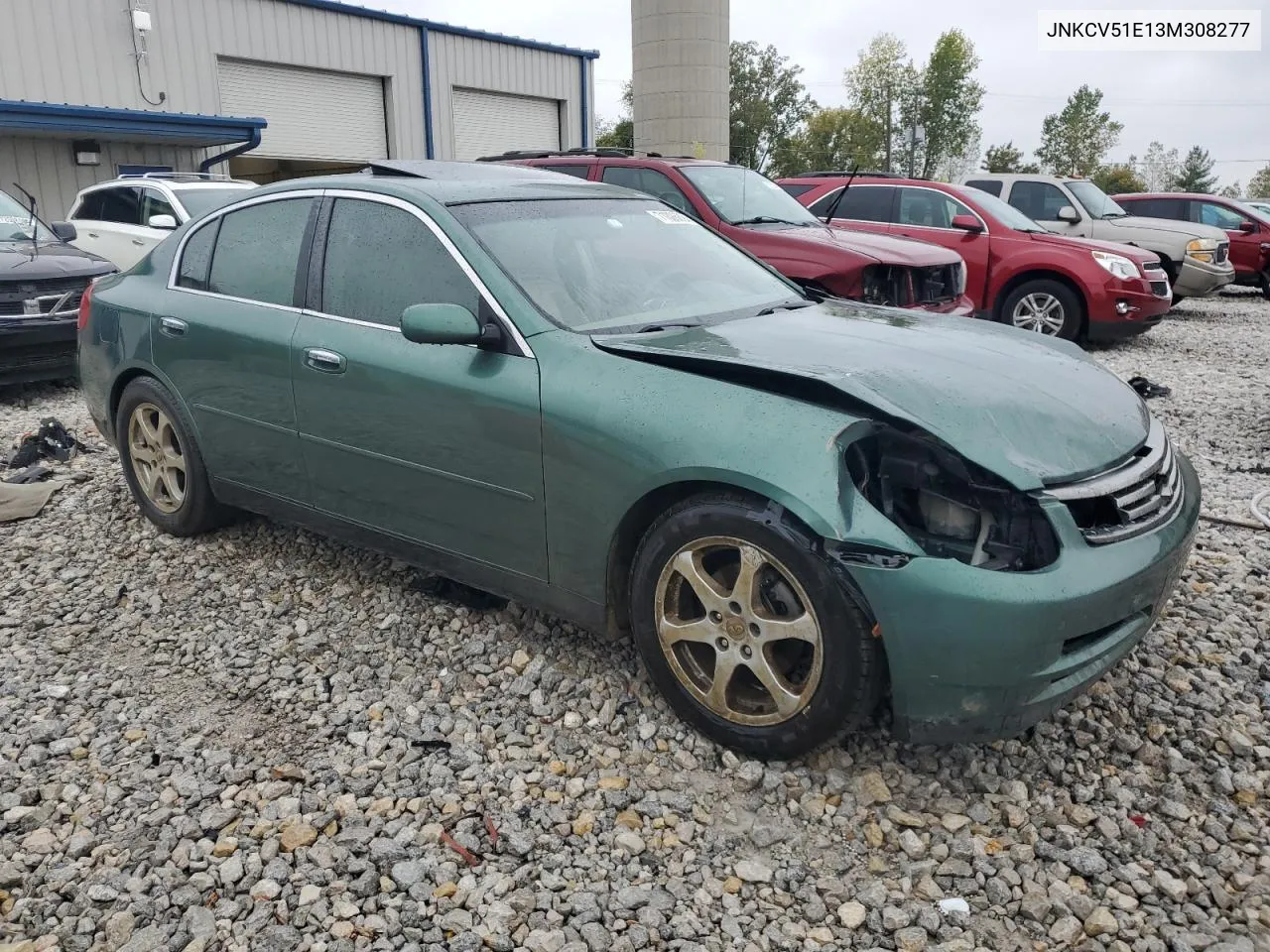 2003 Infiniti G35 VIN: JNKCV51E13M308277 Lot: 71826894