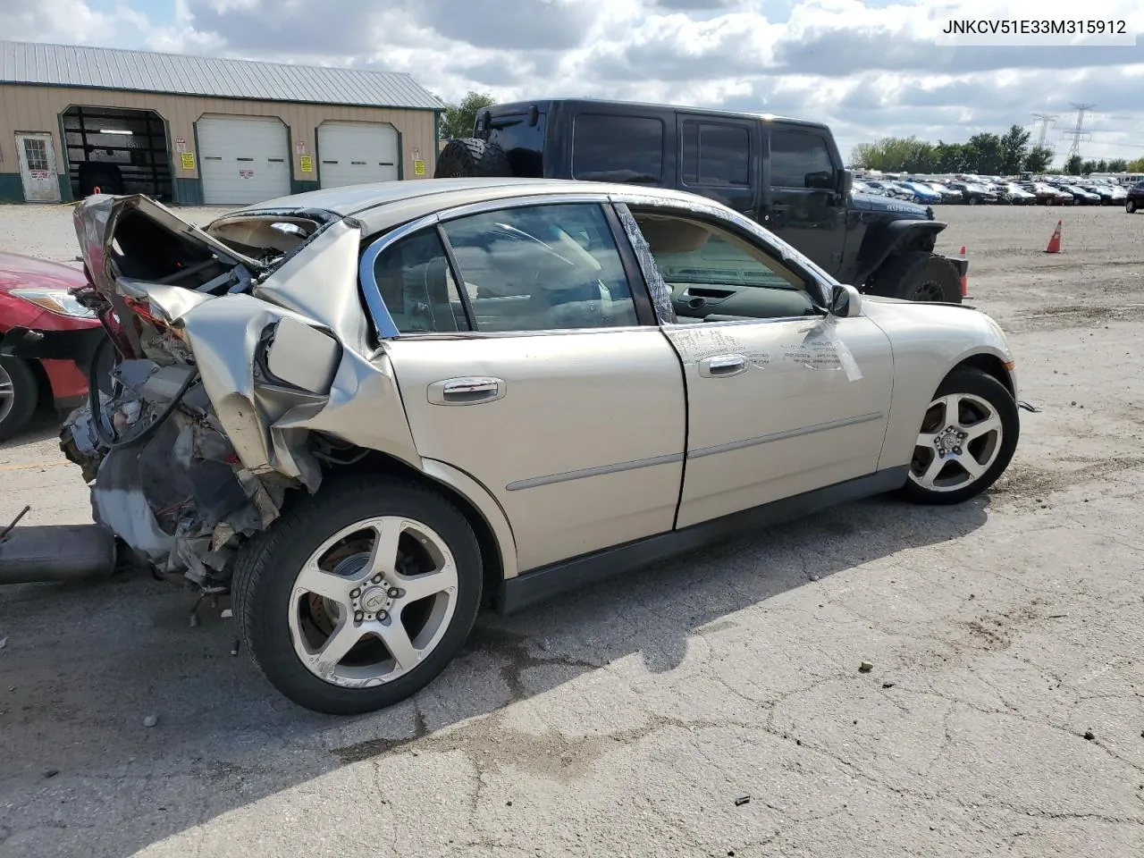 2003 Infiniti G35 VIN: JNKCV51E33M315912 Lot: 72237084