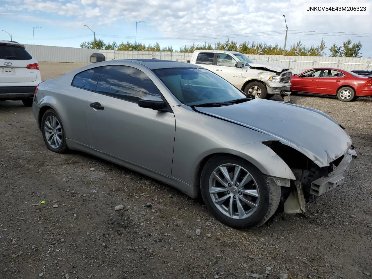 2003 Infiniti G35 VIN: JNKCV54E43M206323 Lot: 73240574