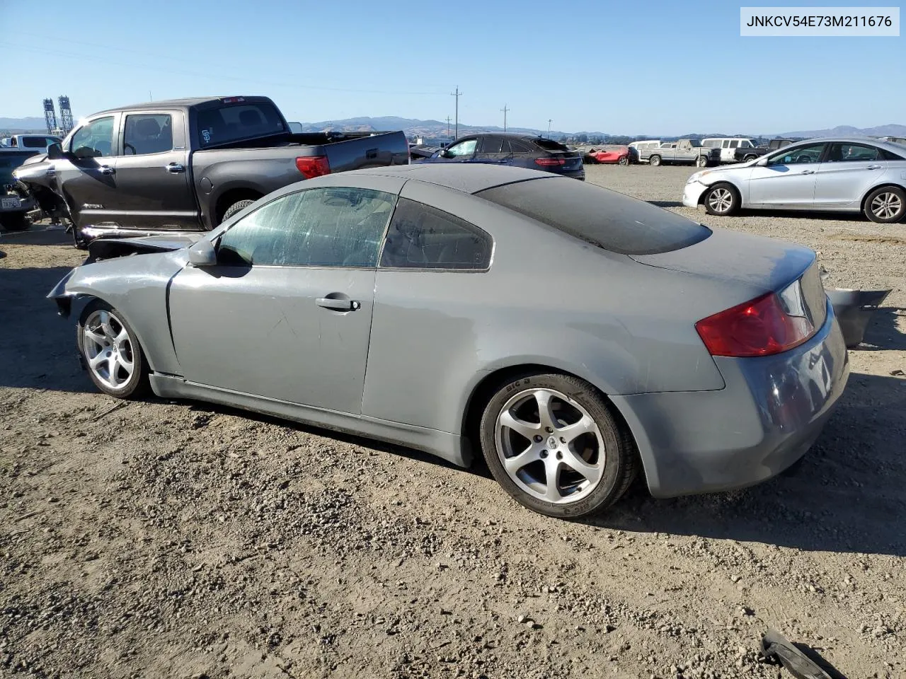 2003 Infiniti G35 VIN: JNKCV54E73M211676 Lot: 73602534