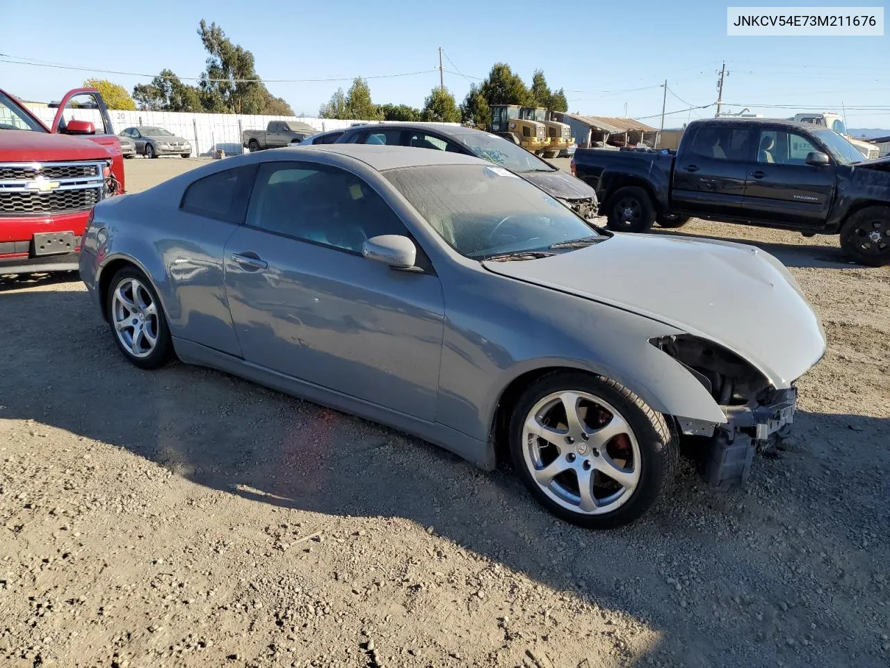 2003 Infiniti G35 VIN: JNKCV54E73M211676 Lot: 73602534